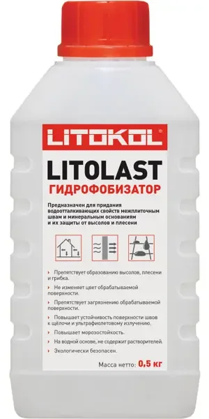 Водоотталкивающая пропитка для швов Litokol Litolast 0.5 кг