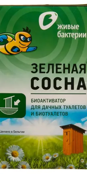 Биоактиватор для выгребных ям Зеленая сосна 12 доз 300 г