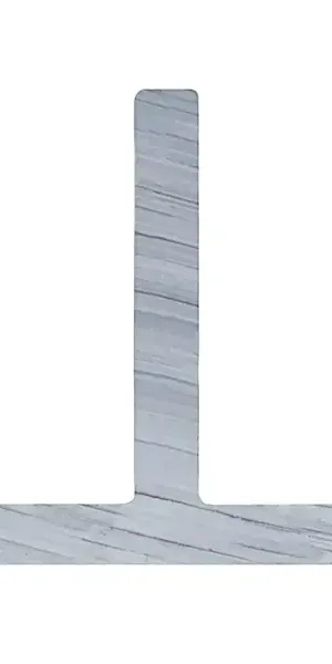 Профиль Т-образный алюминий 20x15x2x2000 мм серый