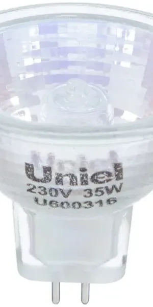 Лампа галогенная Uniel GU5.3 35 Вт свет тёплый белый