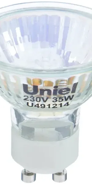 Лампа галогенная Uniel GU10 35 Вт 270 лм, свет тёплый белый