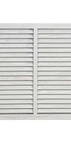 Решётка декоративная 60x90 см цвет ясень серый