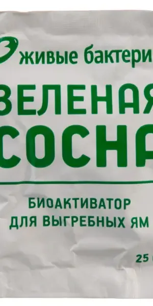 Биоактиватор для выгребных ям Зеленая сосна 2 дозы 50 г