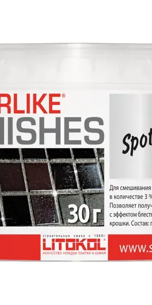 Декоративная добавка для эпоксидных затирок Litokol Starlike Finishes Spotlight цвет серебро 30 г