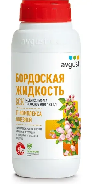 Средство от болезней садовых растений «Бордоская жидкость» 500 мл