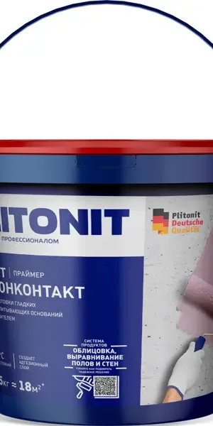Грунтовка Plitonit БетонКонтакт 4.5 кг
