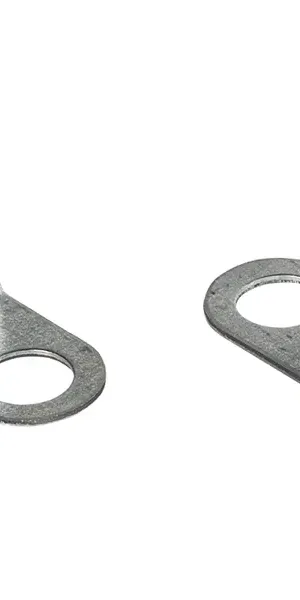 Проушина для замка угловая Pzu 25x45x30x2 мм, 2 шт.