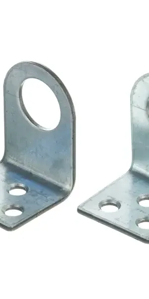 Проушина для замка угловая Pzu 25x45x30x2 мм, 2 шт.