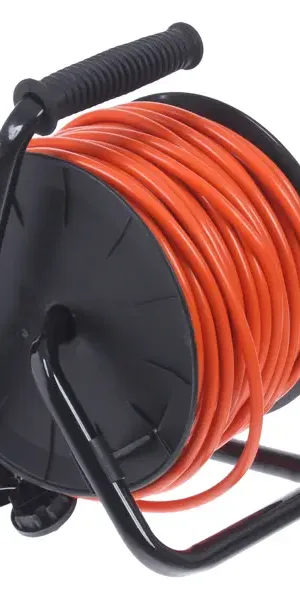 Удлинитель на катушке садовый Защита Про 1 розетка с заземлением 3x1.5 мм 50 м цвет оранжевый/черный