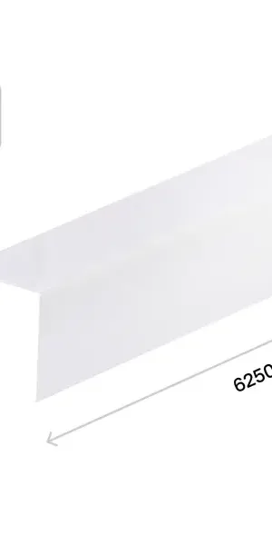 Гибкий угол 25x25x6250 мм цвет белый