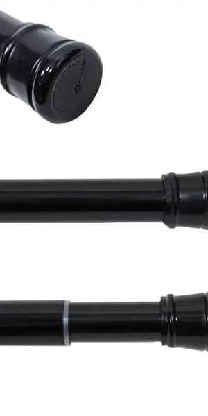 Карниз для ванной Bath Plus телескопический 122-218 см цвет чёрный