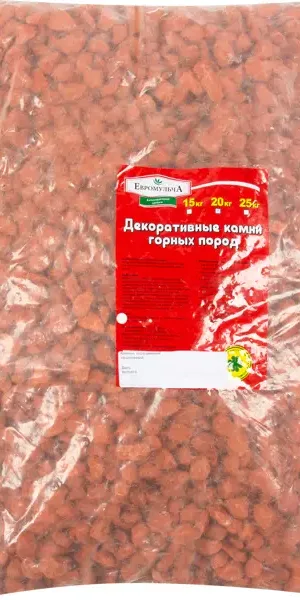 Каменная крошка декоративная 20 кг 10-20 мм цвет оранжевый