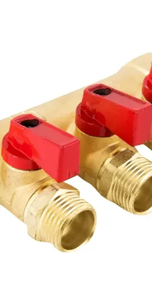 Коллектор Aquabeam на 3 выхода 3/4"x1/2" НР латунь