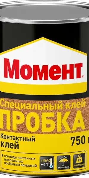 Клей контактный Момент-пробка 750 мл