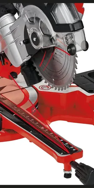 Пила торцовочная сетевая Einhell TCSM2131/1, 1500 Вт, 210 мм