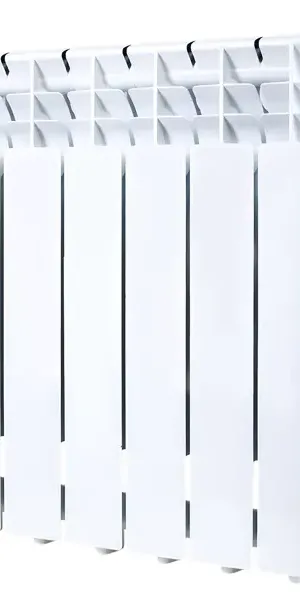 Радиатор секционный Monlan RU Aluminium 500/80 6 секций боковое подключение алюминий белый