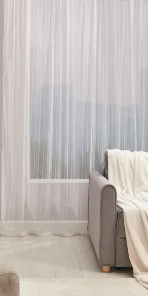 Тюль на ленте Асти 300x280 см цвет белый