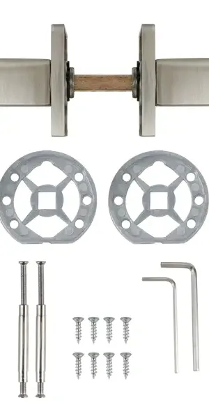 Дверные ручки Edson EDS-150H-Q2, цвет никель
