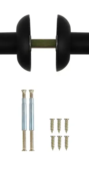 Дверные ручки Edson EDS-74B-R1, цвет черный