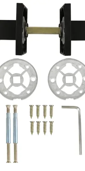 Дверные ручки Edson EDS-121H-Q2, цвет черный