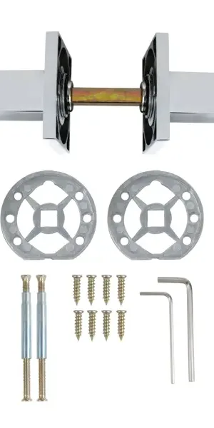 Дверные ручки Edson EDS-168B-Q2, цвет хром
