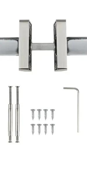 Дверные ручки Edson EDS-141H-Q1, цвет никель