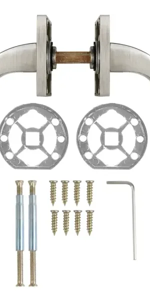 Дверные ручки Edson EDS-146H-Q2, цвет никель