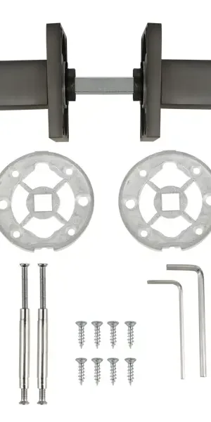 Дверные ручки Edson EDS-160H-Q2, цвет графит