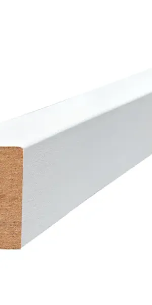 Рейка МДФ 2700x40x32 мм цвет белый