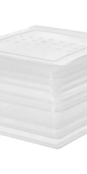 Контейнер для заморозки продуктов Delinia 0.5 л пластик цвет прозрачный 3 шт
