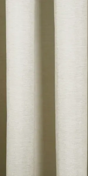 Штора на ленте блэкаут Flax 200x300 см цвет бежевый