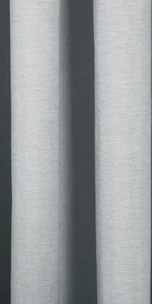 Штора на ленте Flax 200x300 см цвет светло-серый