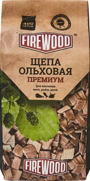 Щепа для копчения ольха Firewood 0.2 кг