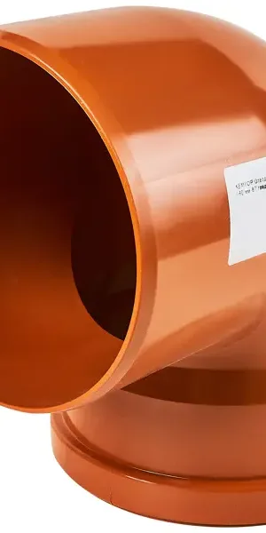 Отвод Хемкор d160 мм 87° пластиковый для наружной канализации