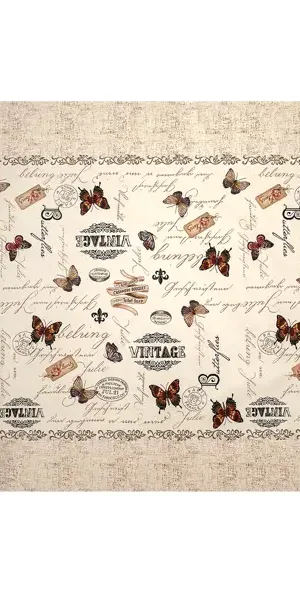Скатерть Oxford Винтаж прямоугольная 160x140 см цвет бежевый