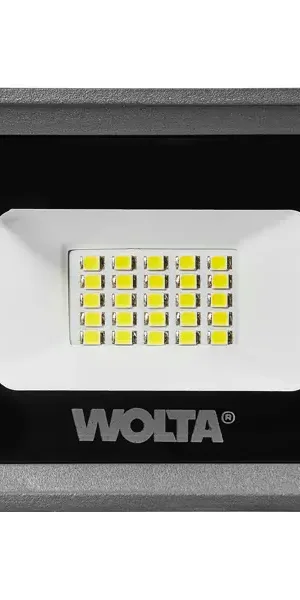Прожектор светодиодный уличный Wolta WFL-20W/08 20 Вт 5700К IP65 нейтральный белый свет