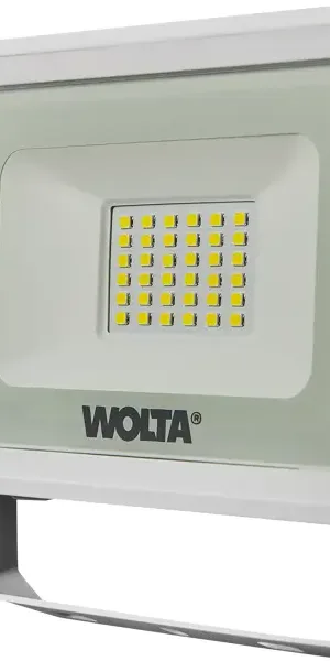 Прожектор светодиодный уличный SMD Wolta WFL-30W/08W 30 Вт 5700 К нейтральный белый свет