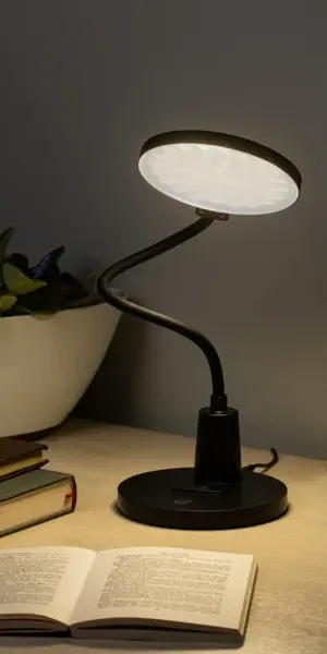 Настольная лампа светодиодная Эра LED-501-10W-BK нейтральный белый свет цвет черный, с регулировкой яркости