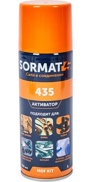 Клей универсальный Sormat MDF KIT 435 35 гр + 200 мл