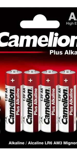 Батарейка Camelion Plus Alkaline LR6-BP4 алкалиновая LR6 AA 4 шт.