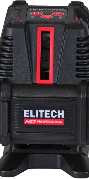 Нивелир лазерный Elitech HD LN 8D зеленый луч, 20 м