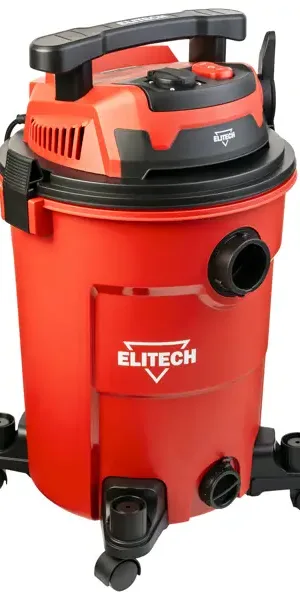 Пылесос строительный Elitech ПС 12-35А, 1200 Вт, 35 л