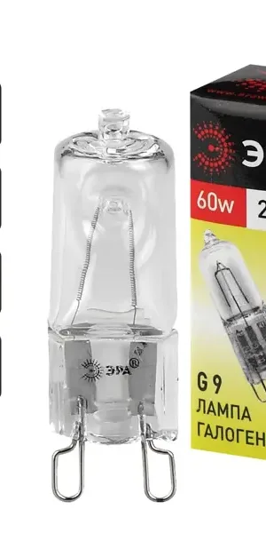 Лампа галогеновая Эра G9-JCD-60-230V-CL G9 230 В 60 Вт капсула 960 лм