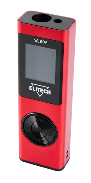 Дальномер лазерный Elitech ЛД 80Л, 80 м