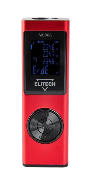 Дальномер лазерный Elitech ЛД 80Л, 80 м