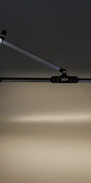 Лампа настольная светодиодная Camelion KD-877 C06 цвет серый на струбцине