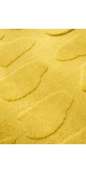 Ковер Plush PL-04 50x80 см цвет желтый