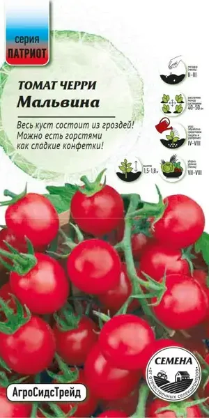 Семена овощей Патриот томат черри Мальвина 12 шт.