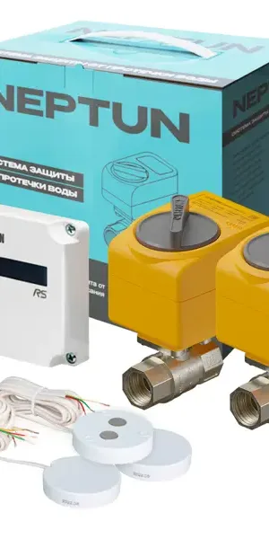Система защиты от протечки воды Neptun LM 3/4" цвет голубой