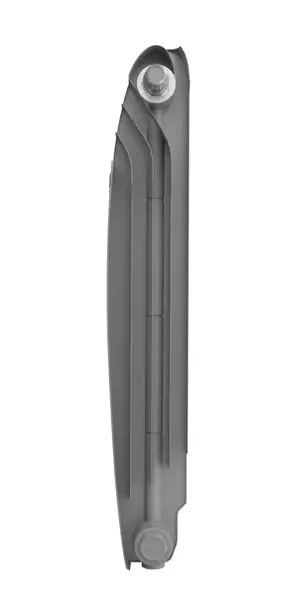 Радиатор секционный Royal Thermo Biliner 500/87 12 секций нижнее подключение биметалл серый